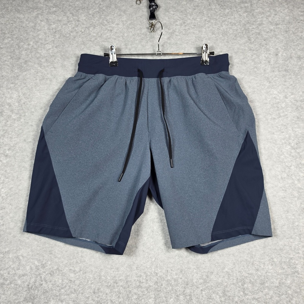 Lululemon Shorts Mens Size Large Blue Namaste At The Beach II 9" Inseam Gym Swim